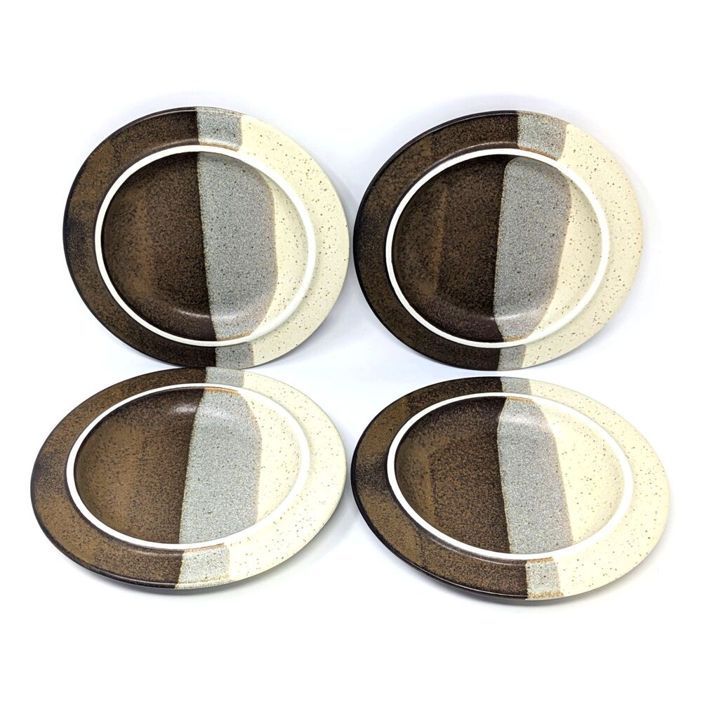 Fabrik AGATE PASS Bread & Butter Plates 6-3/8", Set of 4 | Jim McBride Pottery